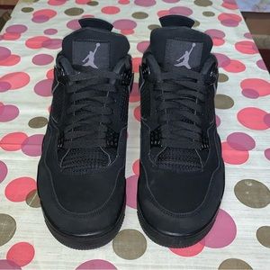 Nike Air Jordan 4 IV Retro Black Cat 2020 CU1110 010 Graphite Men's Sz 12 Shoes